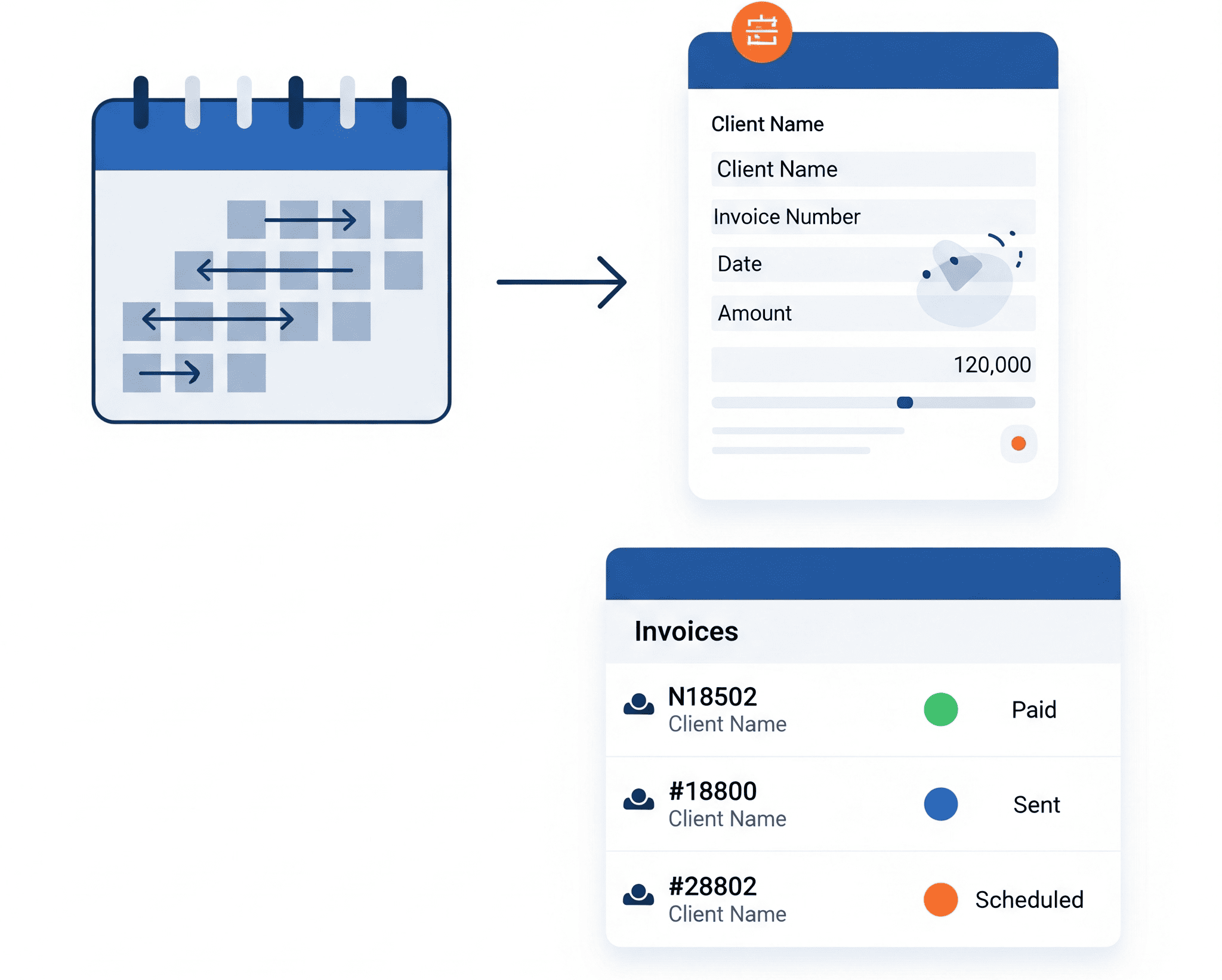 Automated rent invoicing system